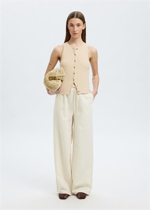 Trixie sl knit top Birch Selected Femme